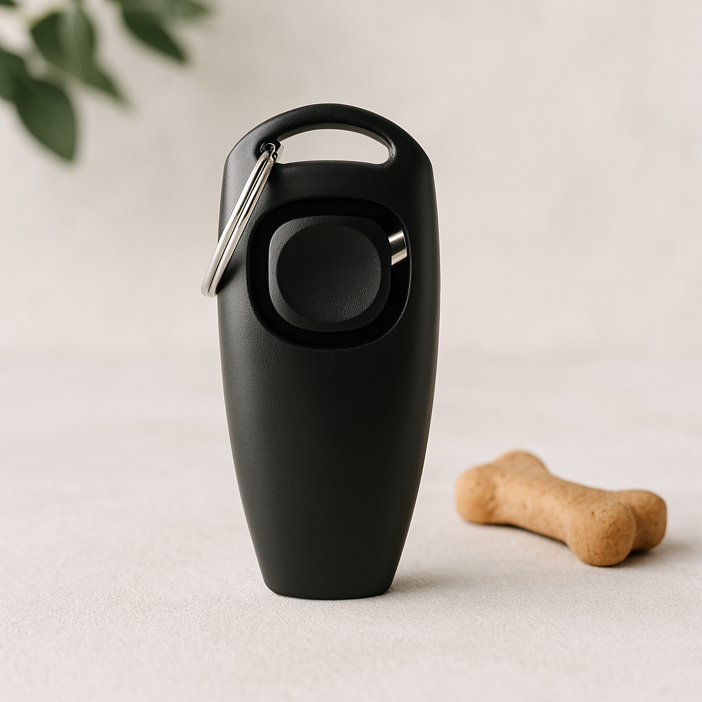 Sifflet pour chien avec clicker – Dressage 2 en 1