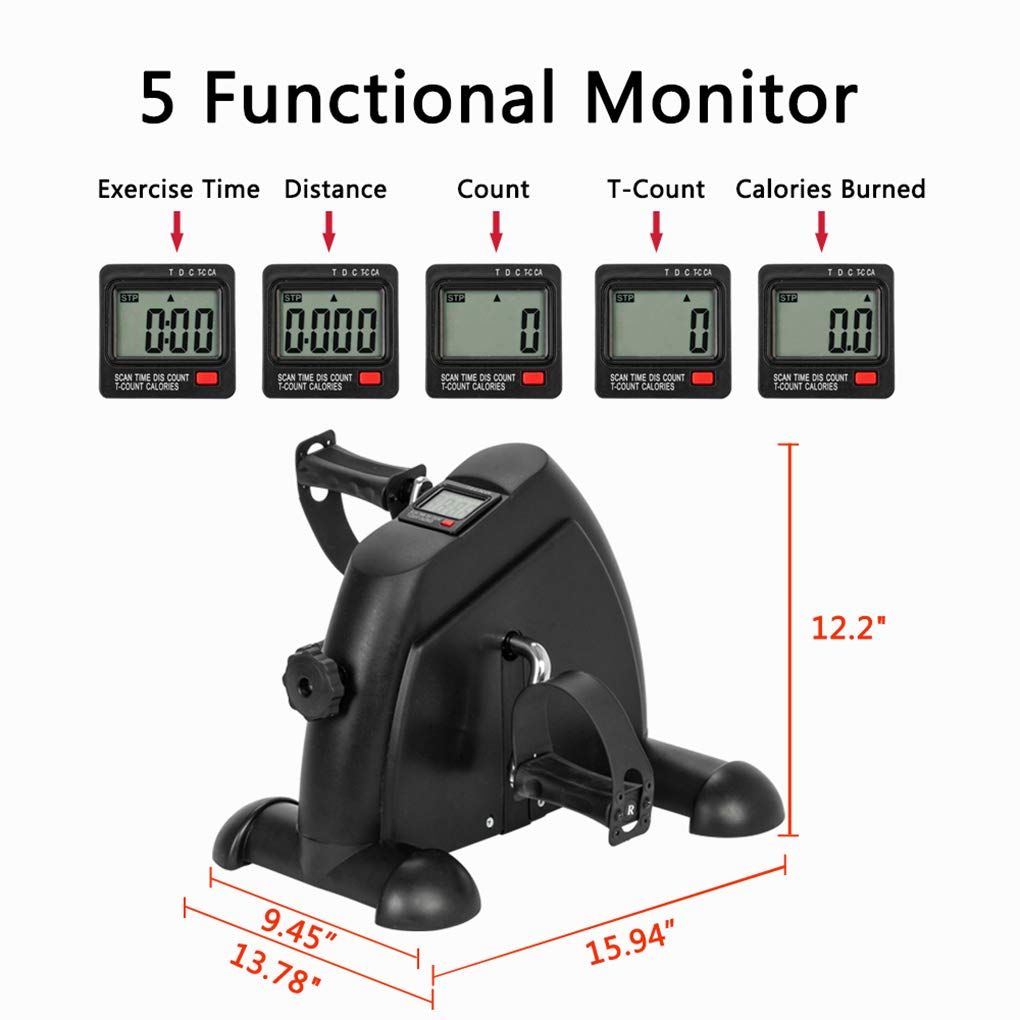 Mini vélo d'intérieur LCD avec pédale d'exercice