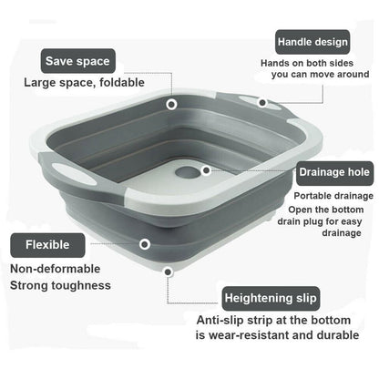 Planche à découper pliable pour la cuisine